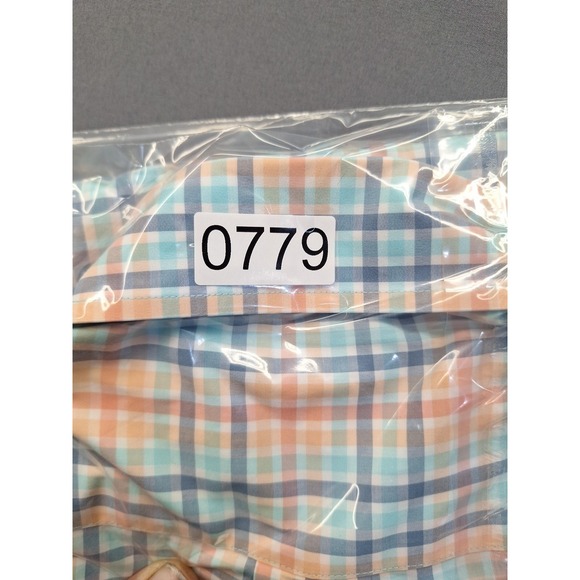Southern Marsh Mens XL Pastel Plaid Cotton Long Sleeve Button Down Easter Preppy - Picture 10 of 10